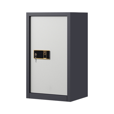 东升顺指纹电子保密柜钢制密码文件柜档案柜办公柜矮柜保密资料柜 单门灰白钥匙指纹