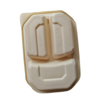 鑫扬赢 可降解三格(338)餐盒 800ml 200套/件