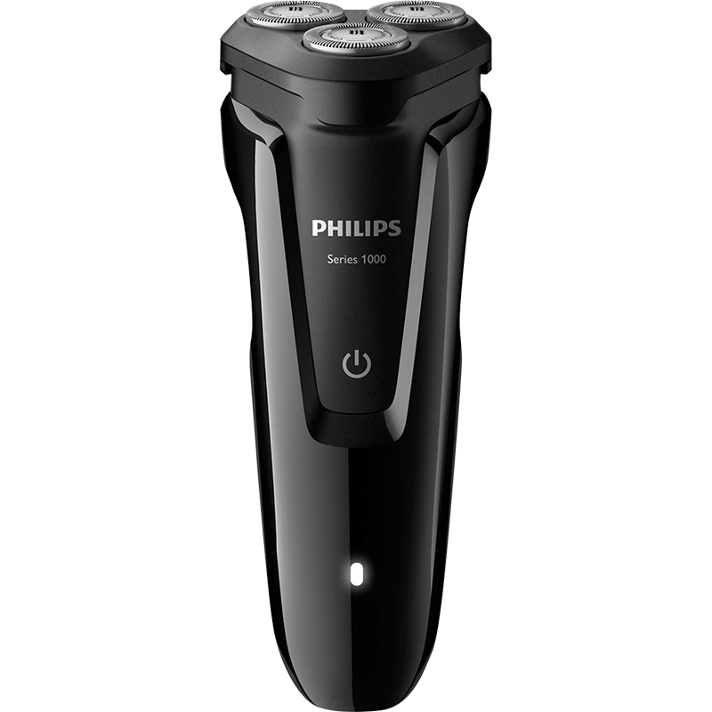 飞利浦(PHILIPS)电动剃须刀男士 全身水洗刮胡刀充电式胡须刀干湿两用三刀头礼物送男友 S1010