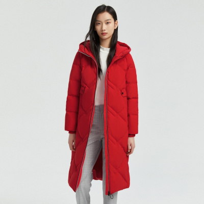 波司登2020长款时尚保暖简约百搭显瘦H型连帽羽绒服B00145176Q
