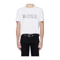 Hugo boss弹性男士短袖T恤两件装圆领直下摆日常休闲穿搭