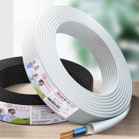 德力西 RVV电线多芯软线电缆 1卷 3×2.5平方白色 100米/卷 220V