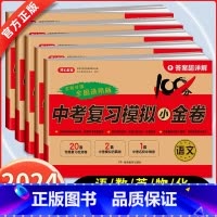 [全套5本] 语数英物化 全国通用 [正版]2024版教育中考复习模拟小金卷100分九年级语文数学英语物理化学全套初三综