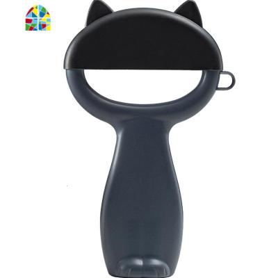 家用削皮刀厨房多功能蔬菜水果刮皮苹果土豆去皮刨丝器果皮刀 FENGHOU 黑灰色-猫咪款1个装削皮器