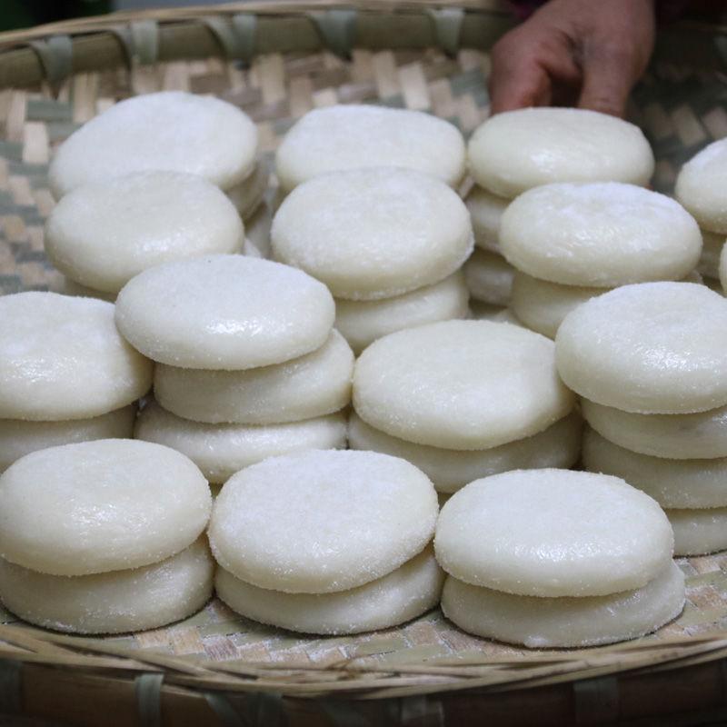 贵州特产小吃糍粑 纯糯米手工糍粑驴打滚白糯米团红糖粑粑年糕 30个