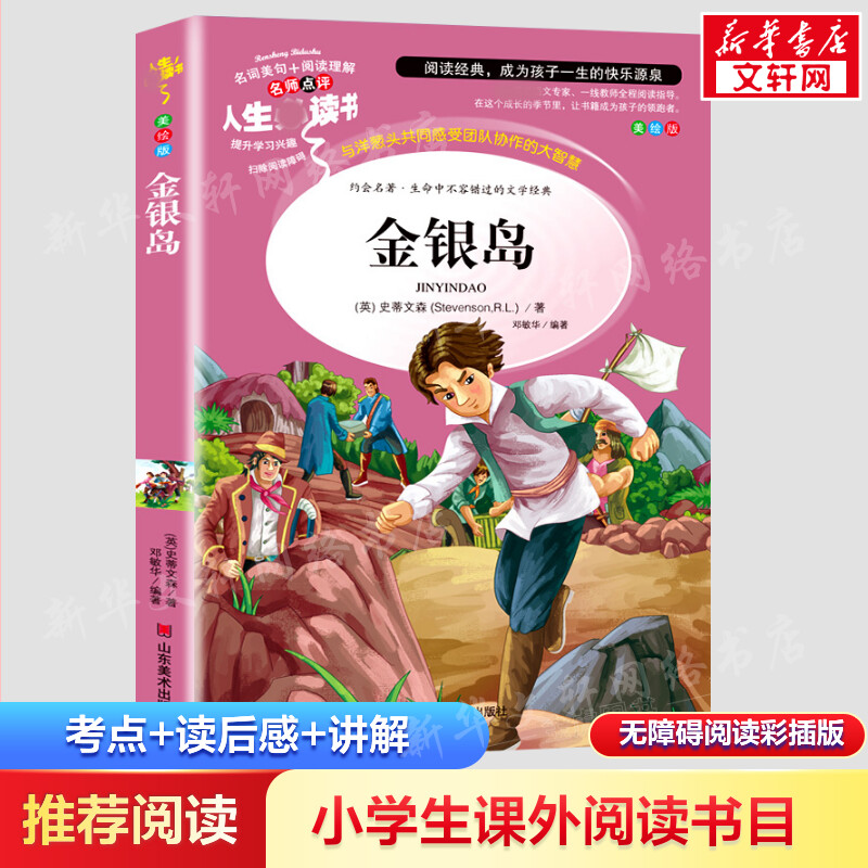 音像金银岛 美绘版(英)史蒂文森