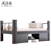 芙首泰钢制职工床含床下柜床垫2000*1000*750mm张