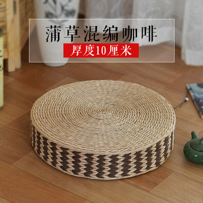 原色馨居蒲团坐垫跪拜垫瑜伽坐垫禅修垫榻榻米坐垫打坐茶道草编藤垫圆加厚蒲垫