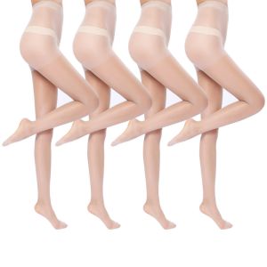 6双装包芯丝踩脚袜丝袜加大高弹美腿丝袜女夏季丝袜