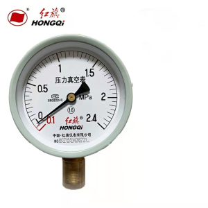 红旗 不锈钢压力表精检款 Y100BF0-1.6MPa 块