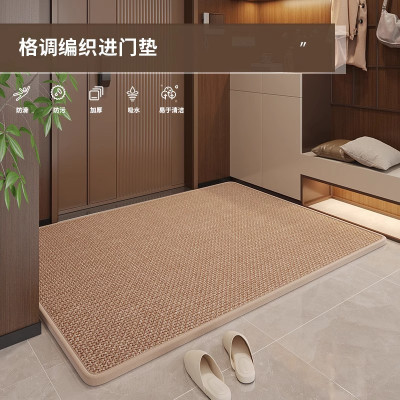 入户门地垫家用轻奢高级感入户垫大门口防滑脚垫进门垫子耐脏地毯