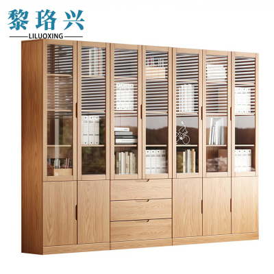 黎珞兴储物柜2.8米七门(带抽屉)台