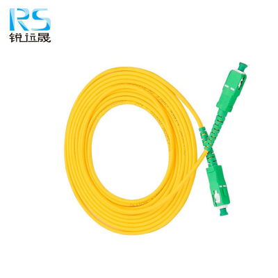 锐远晟 单模光纤尾纤SC/APC-SC/APC-10m 10根/包