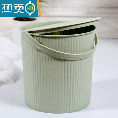 敬平水桶可坐塑料桶带盖凳子收纳水桶洗车钓鱼桶垃圾桶储物桶幼儿园桶 [加厚特大号]坐高30厘米浅绿