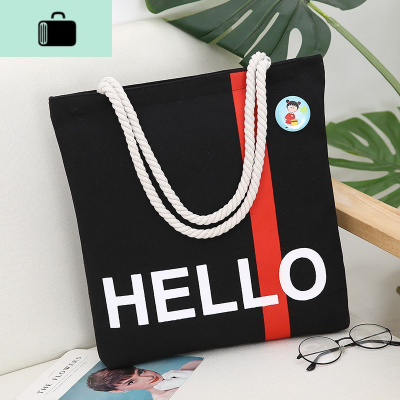 森系帆布包韩版女学生单肩包慵懒书包休闲简约手提包大容量购物袋NEW LAKE女士单肩包