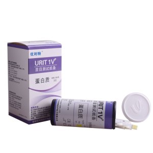 [新升级]优利特尿蛋白试纸条1VP*6盒+150尿杯