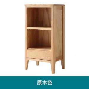 森美人实木电视边柜储物柜现代简约客厅家具北欧橡木酒柜A5101