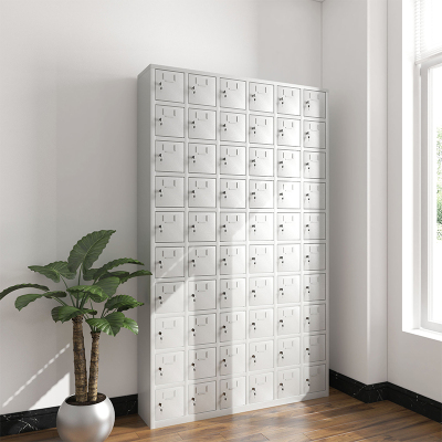 臻远工厂学校手机存放箱可定制收纳保管柜 60门手机存放柜无外门 铁门