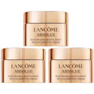 兰蔻(LANCOME)菁纯眼霜5ml*3瓶滋润淡纹润泽紧致波色因保湿充盈柔润抗老化眼霜