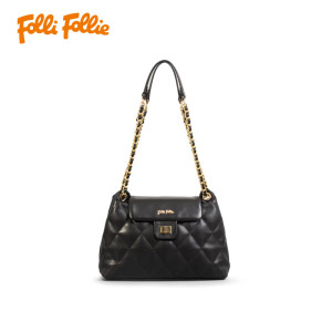 FOLLI FOLLIE菱格包SB23FLP008BK