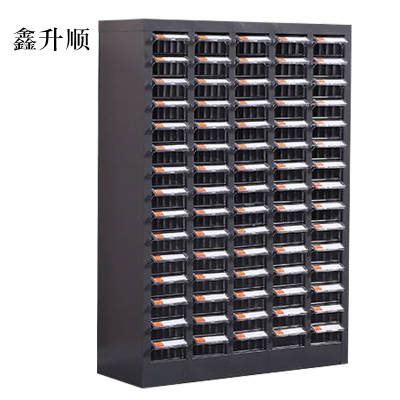 鑫升顺文件柜抽屉式工具收纳柜75抽透明小号抽屉无门加厚款
