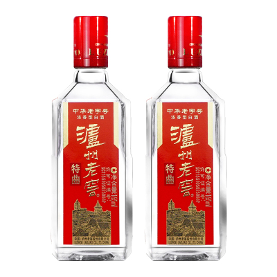 泸州老窖 特曲老字号 38度 165ml*2瓶 浓香型白酒 低度酒 2970