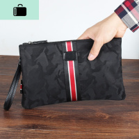 新款帆布男士手包大容量牛津布手拿包时尚休闲夹包迷彩手机包尼龙NEW LAKE男士手拿包