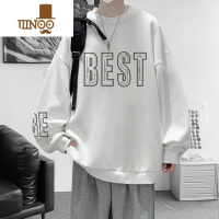 YANXU卫衣男士秋季美式潮牌高街款男生休闲圆领嘻哈宽松衣服