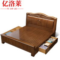 亿洛莱 木床 180*200*48cm 张