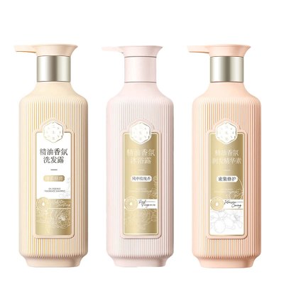 三生花精油香氛洗护沐组合(500ml顺滑洗发露+500ml玫瑰沐浴露+500ml密集护发素 ) SSH-0074