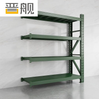 晋舰货架仓储库房储物架军绿色四层副架800kg/层重型200*50*200cm