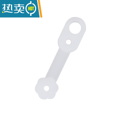 敬平晾衣架防风扣钩晒衣杆挂衣服架防滑套防掉落吹走固定器硅胶夹子 透明 20个衣夹