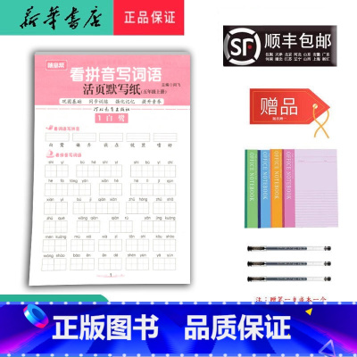 语文 五年级上 [正版]2024秋随堂帮 看拼音写词语活页默写纸 五年级上册人教版