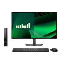 戴尔dell Pro Plus QBM1250高性能迷你企业级高端商用办公绘图设计办公台式整机 定制Ultra9-285T 32G内存 1T机械+512G固态 配27英寸显示器