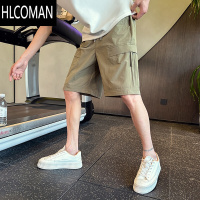 HLCOMAN夏季薄款短裤男2025新款宽松户外运动速干透气休闲裤男士五分裤子
