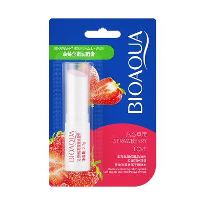 泊泉雅草莓莹嫩润唇膏2.7g/支 秋冬润唇膏