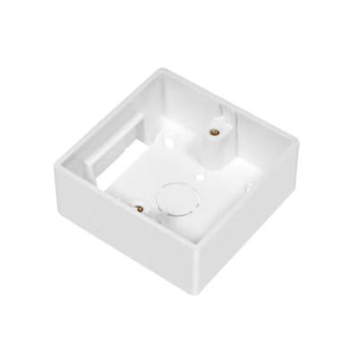 屹选工品 插座盒开关盒PVC接线盒 通用底盒 明装86型