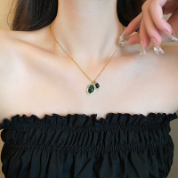 高级感轻奢小众设计项链女2024新款钛钢保色锁骨链颈链配饰送女朋友老婆情人节七夕生日礼物