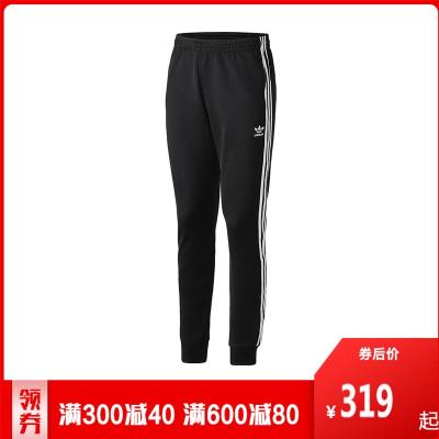 阿迪达斯三叶草男服运动长裤经典三条纹休闲运动裤GF0210