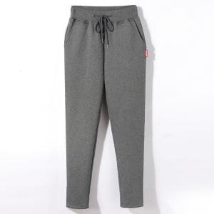 迪鲁奥(DILUAO)40岁50岁妈妈穿的裤子加绒羔绒运动裤女秋冬棉裤子保暖妈妈大码宽松高腰休闲卫裤