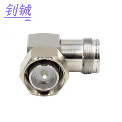 钊铖 馈线转接头7/8DIN公转7/8DIN母直角转接头DINF-DINM接头/个