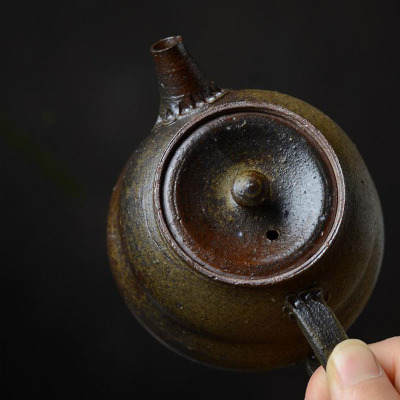 美帮汇日式手工粗陶茶具套装家用禅意功夫泡茶壶简约复古公道杯小品茗杯