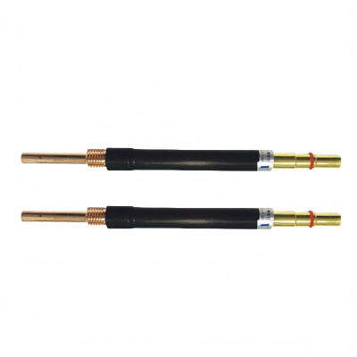 铁洋 二保焊枪弯管 500A紫铜直管 个