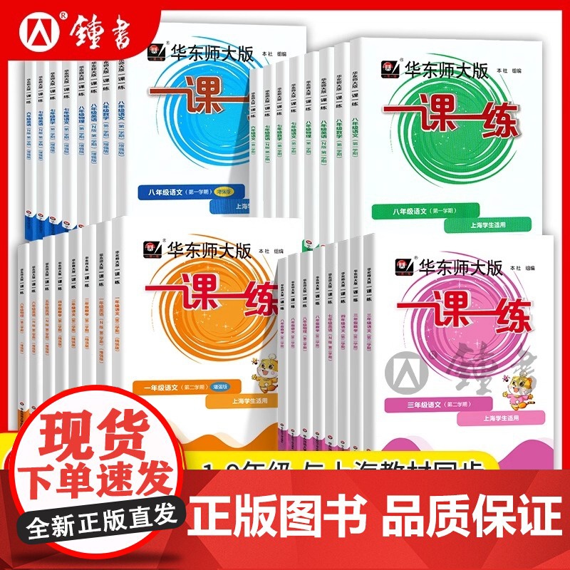 2025新教材一课一练沪教版二三四五年级下册语文数学英语上海七八九年级物理化学华东师大版一课一练六年级七下数学一课一练增