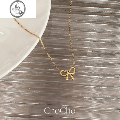 JiMichocho/高级感小众设计感轻奢百搭钛钢项链女颈链个性气质锁骨链