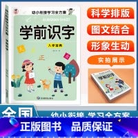 (单本)学前识字 [正版]幼儿园入学宝典全套学前拼音学前识字学前语文学前数学学前口算看图说话阅读3456岁小中大班升一年