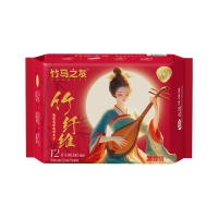 竹马之友竹纤维卫生巾国风款日用组合3件装