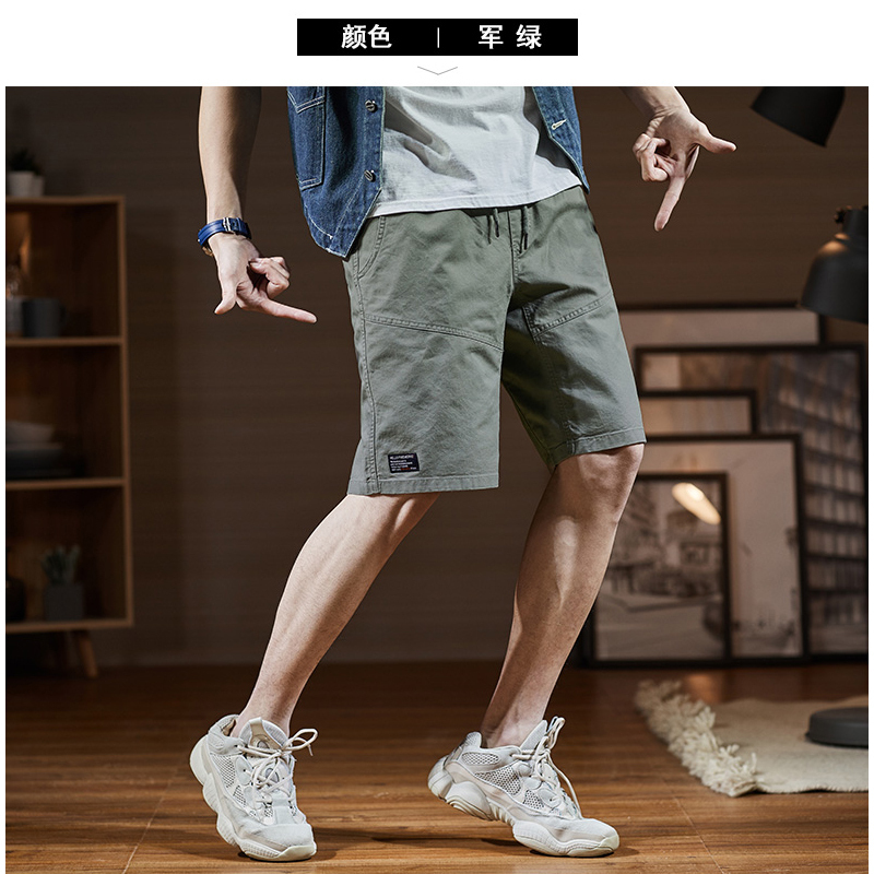 [2.5折价73元]唐狮新款春夏休闲短裤男潮牌in男士短裤外穿夏季五分裤宽松中裤