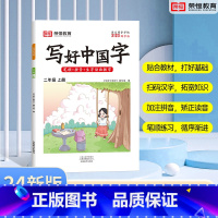 二年级上册 [正版]荣恒2024版小学生写好中国字练字帖正楷临摹儿童硬笔楷书一二三四上下册语文同步练字帖课课练控笔训练五