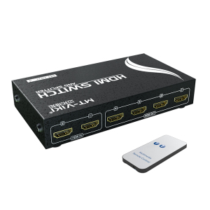 迈拓维矩MT-HD2-4 hdmi切换分配器2进4出二拖四高清音视频共享二分四